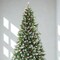 6.5 ft Frosted Iceland Pine Christmas Tree with Red Berries and Pine Cones